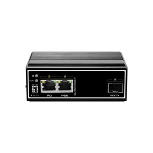 LevelOne IGP-0310 - Switch - 2 x 10/100/1000 (2 PoE+) + 1 x Gigabit SFP