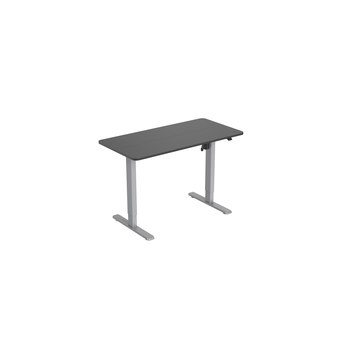 Equip Elektrisches-Sitz- Steh-Tischgestell - mit Tischplatte - grau - Gerade - Rechteckige Form - Kunststoff - Edelstahl - Homeoffice - Büro - Matt