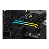 CORSAIR Vengeance RGB RS - DDR4 - Kit - 32 GB: 2 x 16 GB - DIMM 288-PIN - 3200 MHz / PC4-25600 - CL16 - 1.35 V - ungepuffert - non-ECC - Schwarz