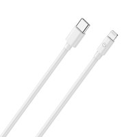 RealPower 385241 - Weiß - USB C - Lightning - 1 m - Männlich - Männlich