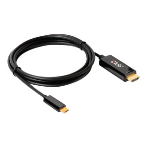 Club 3D Adapterkabel - HDMI männlich zu 24 pin USB-C männlich - 1.8 m - aktiv, unterstützt 4K 60 Hz (4096 x 2160)