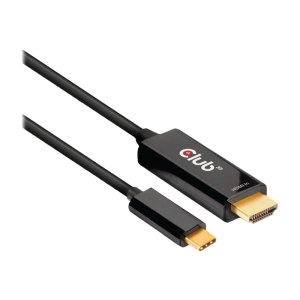 Club 3D Adapterkabel - HDMI männlich zu 24 pin USB-C männlich - 1.8 m - aktiv, unterstützt 4K 60 Hz (4096 x 2160)