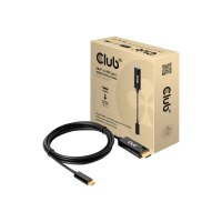 Club 3D Adapterkabel - HDMI männlich zu 24 pin USB-C männlich - 1.8 m - aktiv, unterstützt 4K 60 Hz (4096 x 2160)