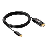 Club 3D Adapterkabel - HDMI männlich zu 24 pin USB-C männlich - 1.8 m - aktiv, unterstützt 4K 60 Hz (4096 x 2160)