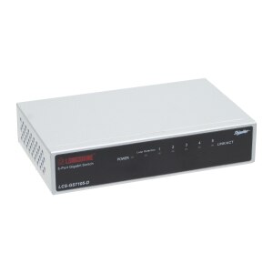 Longshine Gigabit Switch 5-Port LCS-GS7105-E Metall -...