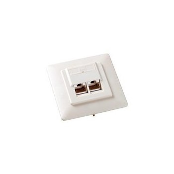 Equip 125725 - RJ-45 - 5e - -40 - 80 °C - Bianco - Policarbonato (PC) - 80 mm