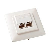 Equip 125725 - RJ-45 - 5e - -40 - 80 °C - Bianco - Policarbonato (PC) - 80 mm