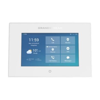 Grandstream GSC3570 - 17.8 cm (7") - TFT - 1024 x 600 pixels - Capacitive - H.264,H.264 BP - White