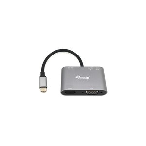 Equip USB-C 5-in-1 Multifunktionsadapter - Kabelgebunden...
