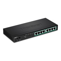 TRENDnet TPE TG83 - Switch - 8 x 10/100/1000 (PoE+)