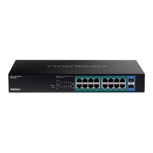 TRENDnet TPE TG182 - Switch - 16 x 10/100/1000 (PoE+)