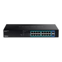 TRENDnet TPE TG182 - Switch - 16 x 10/100/1000 (PoE+)