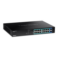 TRENDnet TPE TG182 - Switch - 16 x 10/100/1000 (PoE+)