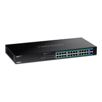 TRENDnet TPE TG262 - Switch - 24 x 10/100/1000 (PoE+) + 2 x SFP