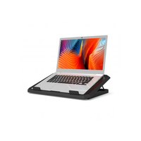 PORT Designs PORT Ergonomic Cooler Pro - Notebook-Lüfter - mit 2-Port-USB-Hub - 43.2 cm (17")