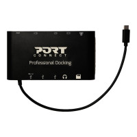 PORT Designs 901906 - USB 3.2 Gen 1 (3.1 Gen 1) Type-C - HDMI,RJ-45,USB 3.2 Gen 1 (3.1 Gen 1) Type-A,USB 3.2 Gen 1 (3.1 Gen 1) Type-C,VGA,mini DisplayPort - 3840 x 2160 Pixel - MMC,MicroSD (TransFlash),SD - 5000 Mbit/s - Nero