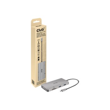 Club 3D USB Gen1 Type-C 9-in-1 hub - Dockingstation