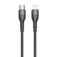 ACV USB Kabel Type C->Lightning schwarz - Cable