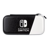 PDP Deluxe Travel Case - Tasche für Spielekonsole - slim - Schwarz und Weiß - für Nintendo Switch, Nintendo Switch Lite, Nintendo Switch OLED