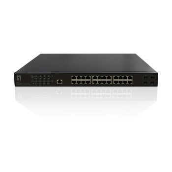 LevelOne GEP-2861 - Switch - managed - 24 x 10/100/1000 (PoE+)