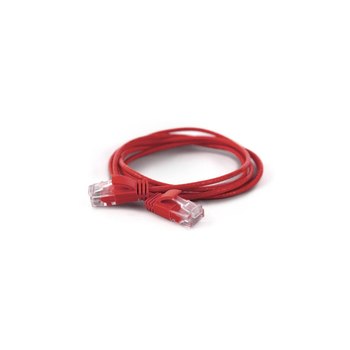 WANTEC 7270 - 0.5 m - Cat6a - U/UTP (UTP) - RJ-45 - RJ-45 - Red