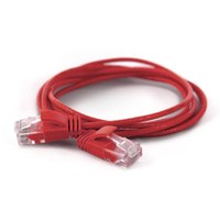 WANTEC 7270 - 0.5 m - Cat6a - U/UTP (UTP) - RJ-45 - RJ-45 - Red