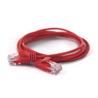 WANTEC 7280 - 25 m - Cat6a - U/UTP (UTP) - RJ-45 - RJ-45 - Red