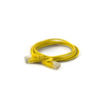 WANTEC 7283 - 0.26 m - Cat6a - U/UTP (UTP) - RJ-45 - RJ-45 - Yellow