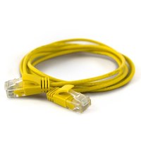 WANTEC 7283 - 0.26 m - Cat6a - U/UTP (UTP) - RJ-45 - RJ-45 - Yellow