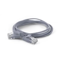 WANTEC 7298 - 0.5 m - Cat6a - U/UTP (UTP) - RJ-45 - RJ-45 - Gray