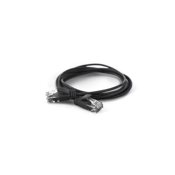 WANTEC 7317 - 5 m - Cat6a - U/UTP (UTP) - RJ-45 - RJ-45 - Black