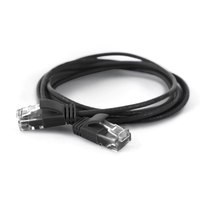 WANTEC 7317 - 5 m - Cat6a - U/UTP (UTP) - RJ-45 - RJ-45 - Black