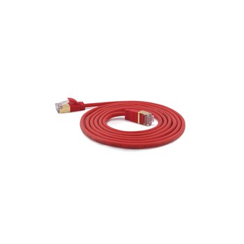 WANTEC 7155 - 0.1 m - Cat7 - S/FTP (S-STP) - RJ-45 - RJ-45 - Red