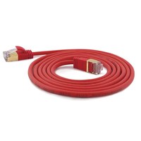 WANTEC 7155 - 0.1 m - Cat7 - S/FTP (S-STP) - RJ-45 - RJ-45 - Red