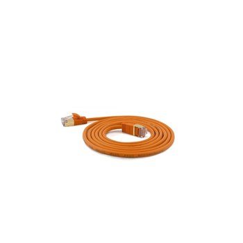 WANTEC 7147 - 2 m - Cat7 - S/FTP (S-STP) - RJ-45 - RJ-45 - Orange