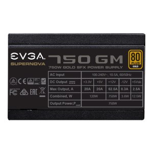 EVGA SuperNOVA 750 GM - Power supply (internal)