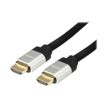 Equip Ultra High Speed - HDMI-Kabel mit Ethernet - HDMI männlich zu HDMI männlich - 15 m - Schwarz - unterstützt 8K 30 Hz (7680 x 4320)