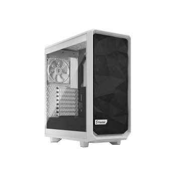 Fractal Design Meshify Meshify 2 Compact Lite - Mid tower - ATX - Seitenteil mit Fenster (gehärtetes Glas) - keine Spannungsversorgung (ATX) - White TG Clear Tint - USB/Audio