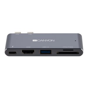 Canyon CNS-TDS05DG - Dockingstation - USB-C - 5 Slots
