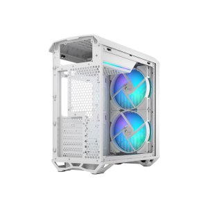 Fractal Design Torrent Compact - Tower - E-ATX - Seitenteil mit Fenster (gehärtetes Glas) - keine Spannungsversorgung (ATX) - white RGB clear tint - USB/Audio