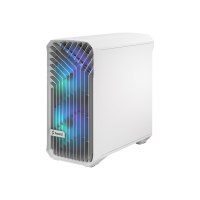 Fractal Design Torrent Compact - Tower - E-ATX - Seitenteil mit Fenster (gehärtetes Glas) - keine Spannungsversorgung (ATX) - white RGB clear tint - USB/Audio