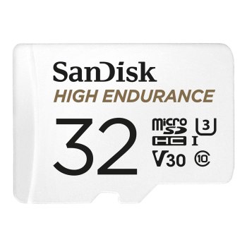 SanDisk High Endurance - Flash memory card (microSDHC to SD adapter included)