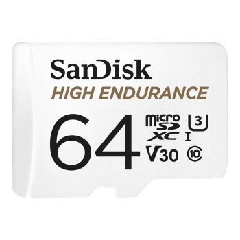 SanDisk High Endurance - 64 GB - MicroSDXC - Classe 10 - UHS-I - 100 MB/s - 40 MB/s