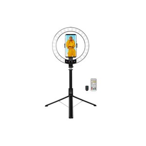 LogiLink Smartphone-Ringlicht m.Selfie-Stick-Stativ DM 20cm