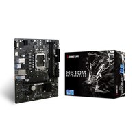 Biostar H610MHP - Intel - LGA 1700 - Intel® Celeron® - Intel® Core™ i3 - Intel® Core™ i5 - Intel® Core™ i7 - Intel® Core™ i9,... - 65 W - DDR4-SDRAM - 64 GB