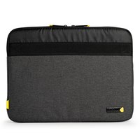 techair Eco - Notebook-Hülle - 35.8 cm - 12" - 14.1" - Grau/Schwarz