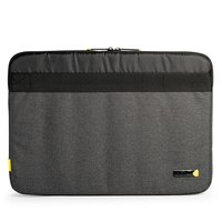 techair Eco - Notebook-Hülle - 39.6 cm - 14" - 15.6" - Schwarz/Grau