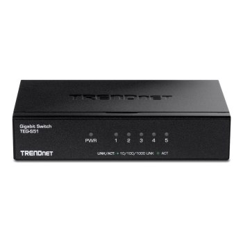 TRENDnet TEG S51 - Switch - 5 x 10/100/1000