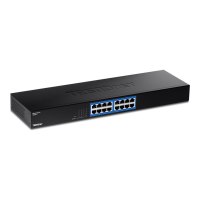 TRENDnet TEG-S17 16 Port Switch Gigabit Rack Mount - Interruttore - 1 Gbps