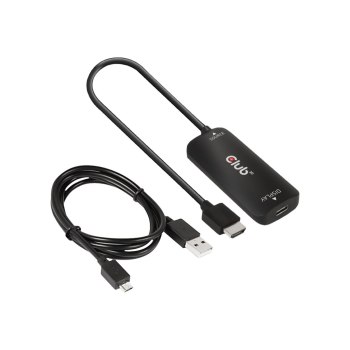 Club 3D HDMI+ Micro USB to Type-C 4K120Hz or 8K30Hz M/F Active Adapter - Adattatore - Digitale/dati